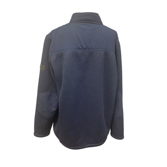 ZeroXPosur Mens XXL Navy 100% Polyester Long Sleeve Full Zip Lined Heavy Jacket - Picture 4 of 6